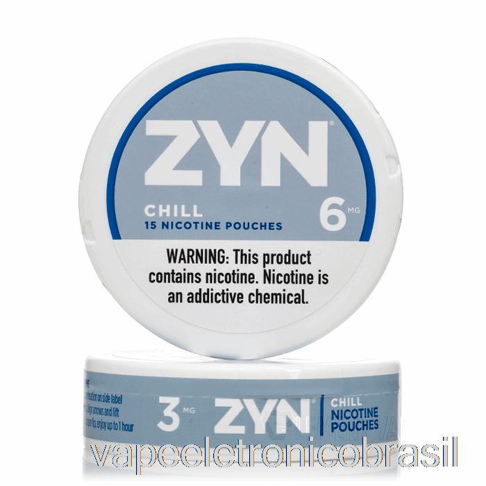 Bolsas Vape Recarregável Zyn Nicotina - Chill 6mg (pacote Com 5)